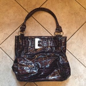 Dark purple purse